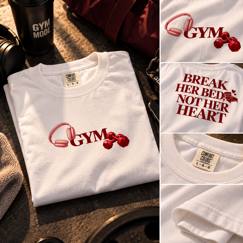 Break Her Bed, Not Her Heart Tee — Image 3