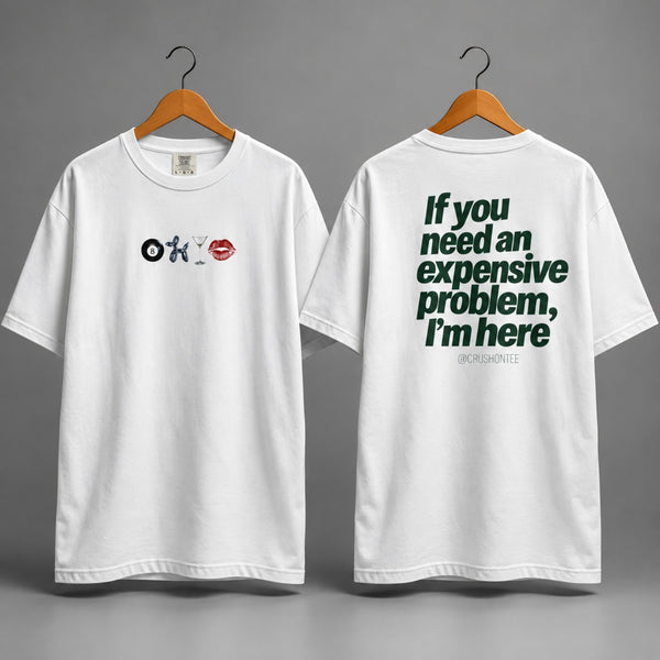 Expensive Problem Tee front and back